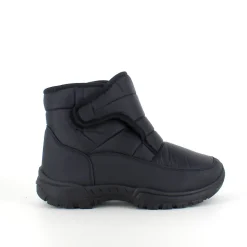 Sort vatteret støvle med velcroåbning