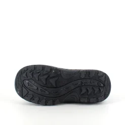 Sort vatteret støvle med velcroåbning