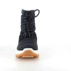 Sort vinterstøvle med lækkert blødt for