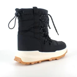 Sort vinterstøvle med lækkert blødt for