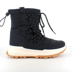 Sort vinterstøvle med lækkert blødt for