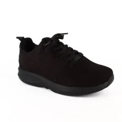 Sorte Gaitline sneakers i nubuch skind