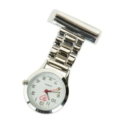 Stål sygeplejeur med bred lænke og gravering