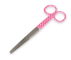 Sygeplejesaks lige med hjerte print med gravering