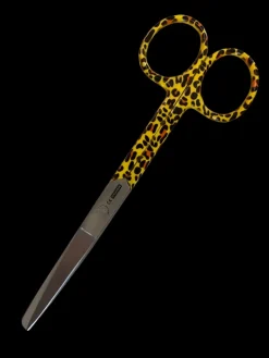 Sygeplejesaks lige med leopard print