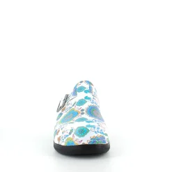 Træsko med mønstretprint