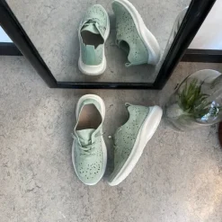 Ultra fleksibel sko i grøn