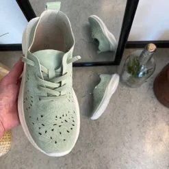 Ultra fleksibel sko i grøn