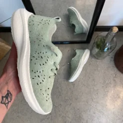 Ultra fleksibel sko i grøn