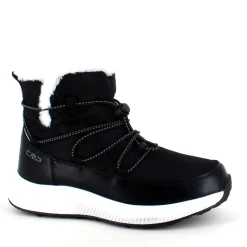 Vandafvisende sort vinterstøvle fra CMP med elastiksnøre