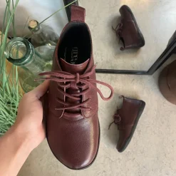 Vinrød barefodssko fra Green Comfort