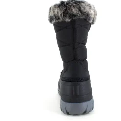 Vinterstøvle med vandtæt gummimembran nederst på støvlen